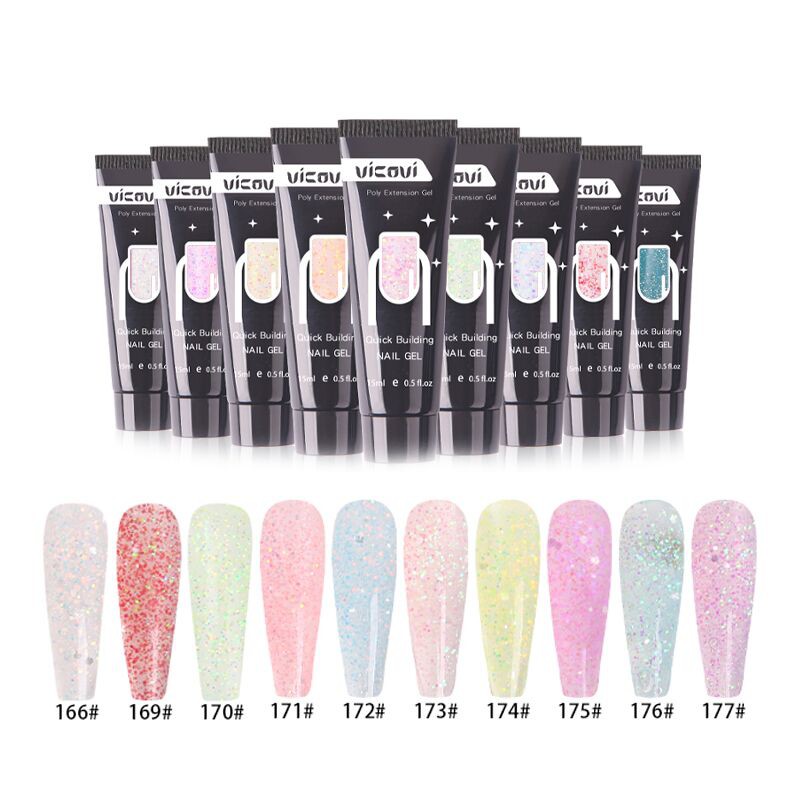 [Hàng mới về] Gel poly làm móng 15Ml lâu trôi độc đáo (xem kỹ phân loại trước khi đặt hàng)