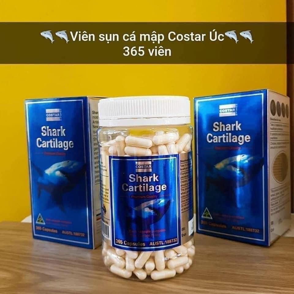VIÊN UỐNG SUN CÁ MẬP COSTAR BLUE SHARK CARTILAGE SX : ÚC HỘP 365v