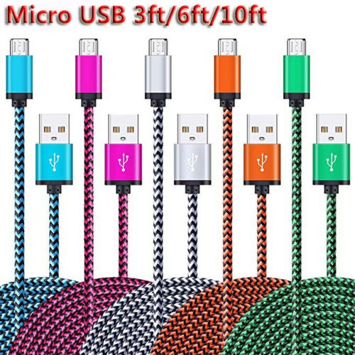 Dây cáp sạc nhanh và truyền dữ liệu Micro USB độ dài và màu sắc tùy chọn