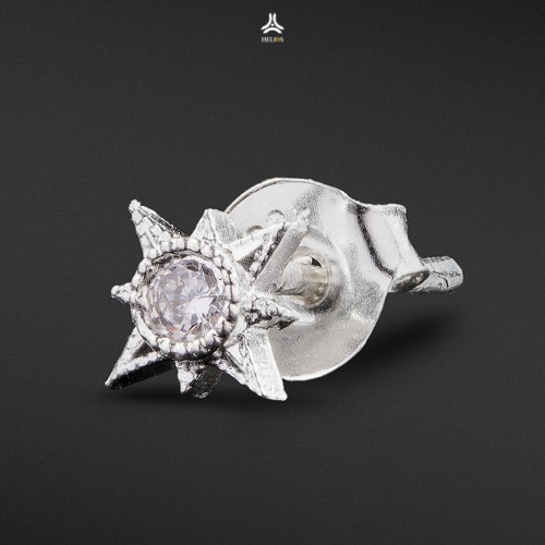 Khuyên tai bạc nam, nữ HeliSilver Lodestar S925 KTB291