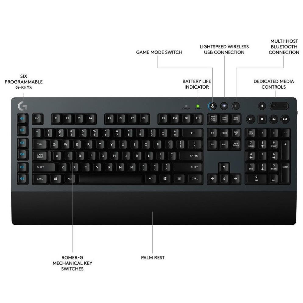 [ GIÁ TỐT NHẤT ] Bàn phím Logitech G613 Wireless Mechanical [ mimishop.hp ]