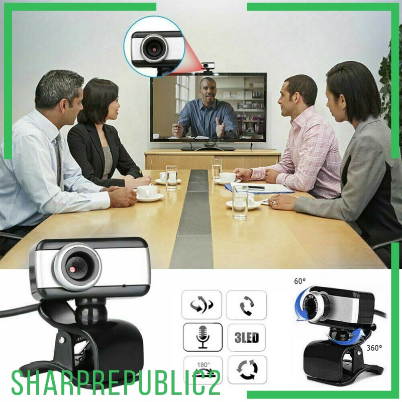 Webcam Xoay Được Sharprepublic2 Mới Cho Pc Laptop Notebook | BigBuy360 - bigbuy360.vn