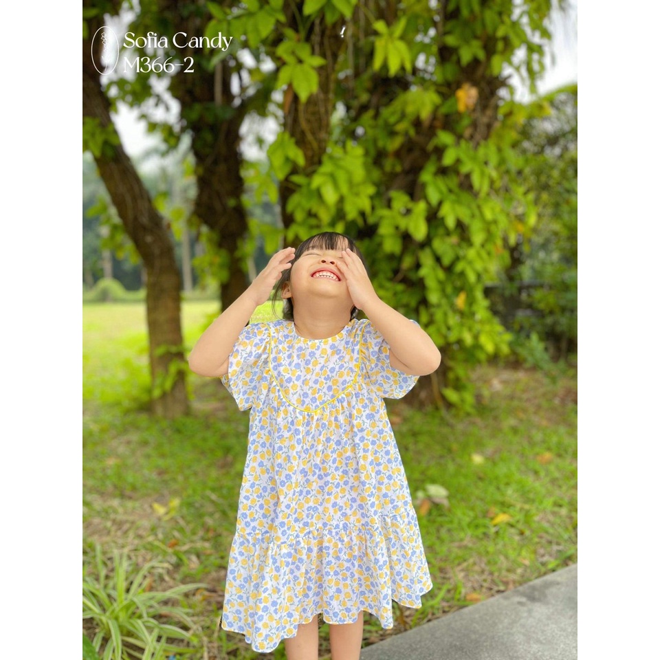 ( Ảnh Thật) Váy, đầm bé gái mùa hè ,Váy Hoa nhí tiểu thư cánh tiên dễ thương cho bé size 10-40kg