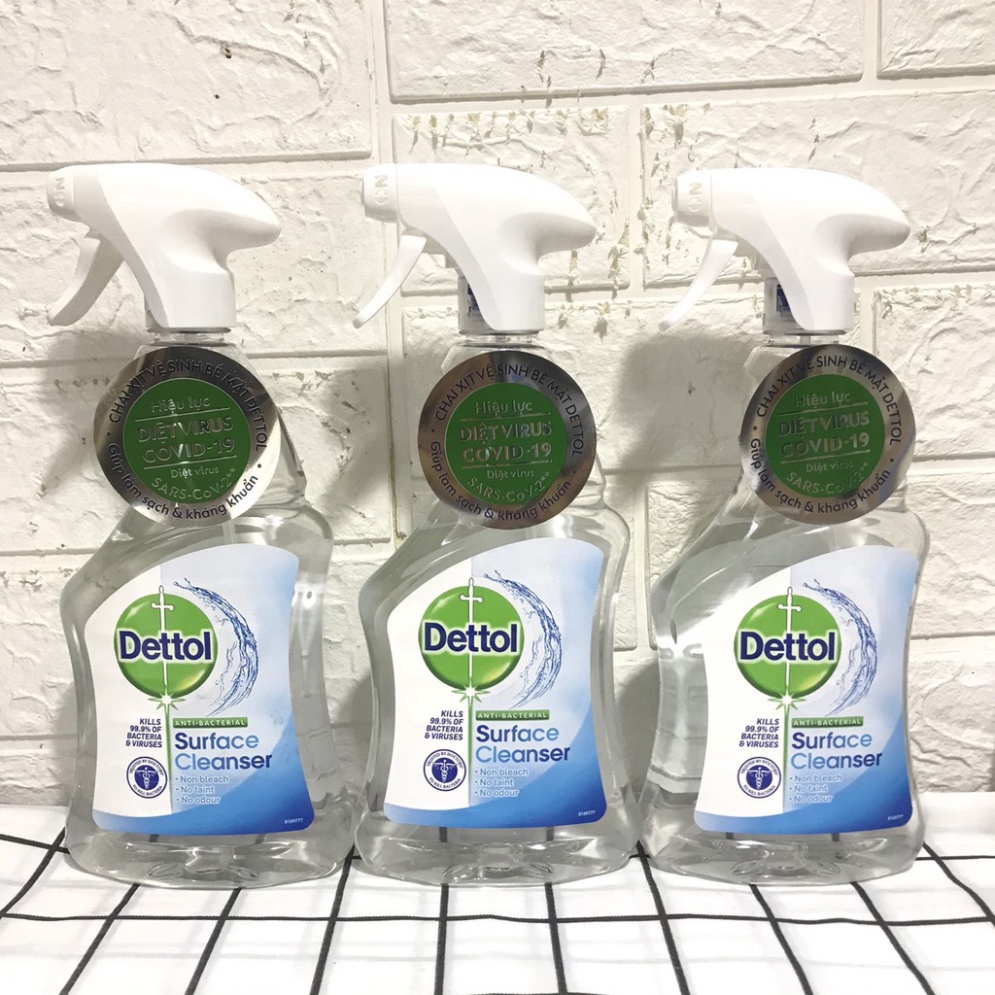 CHAI XỊT KHỬ KHUẨN 99% BỀ MẶT DETTOL 500ML