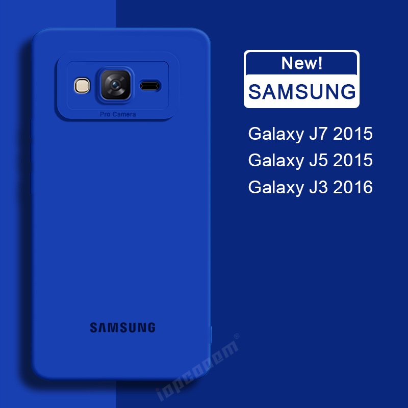 Ốp Điện Thoại Silicone Mềm Bảo Vệ Camera Toàn Diện Cho Samsung Galaxy J7 2015 J700 J700F J5 J500 J500F J3 2016