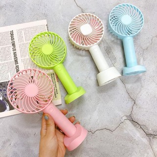 Quạt mini cầm tay có chân đứng