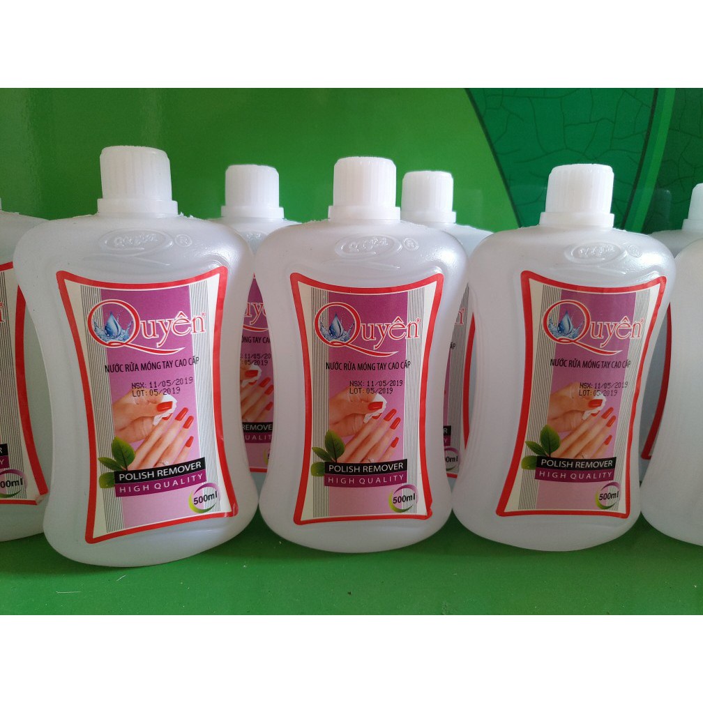 Aceton rửa móng tay chuyên dụng ngành nails, Nước rửa móng tay cao cấp tẩy sơn móng tay 500ml-1000ml