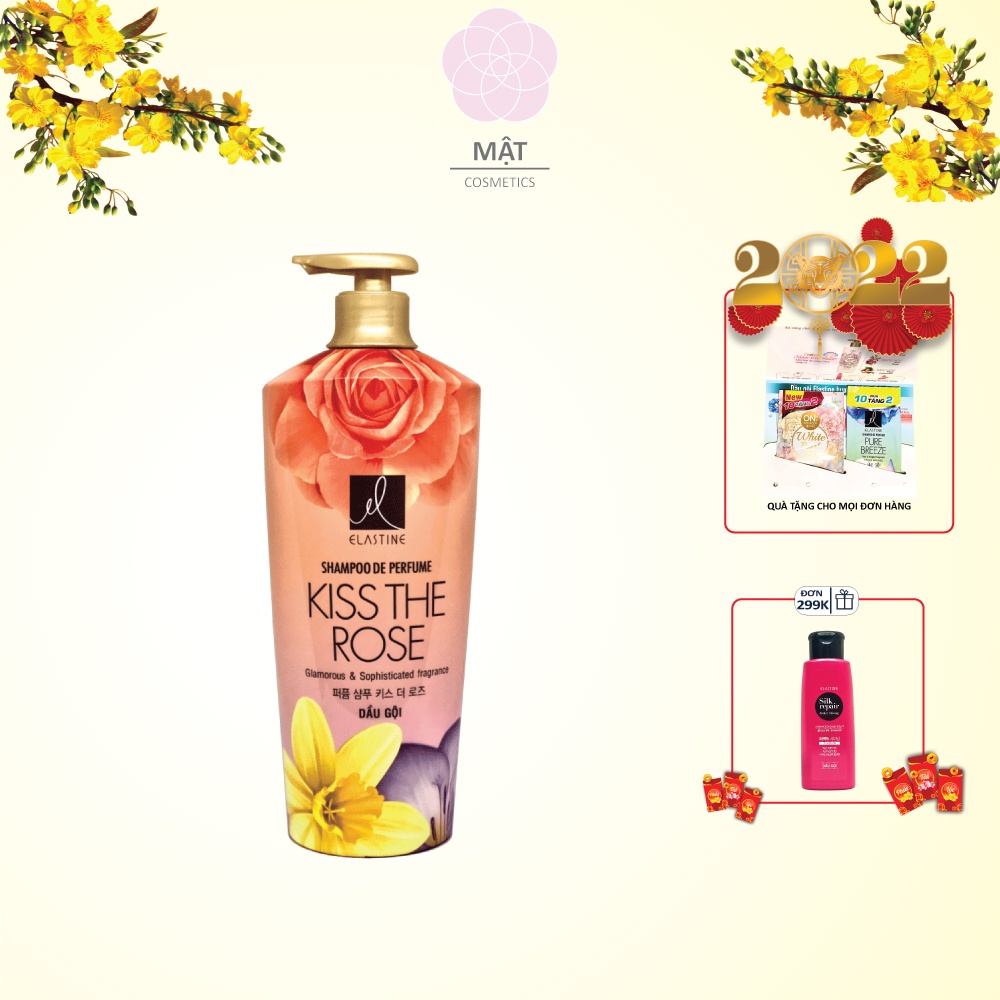 Dầu gội nước hoa Elastine Kiss The Rose 1000ml