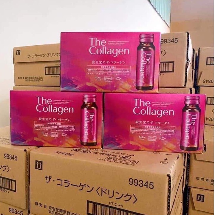 [Mẫu Mới] The Collagen Shiseido Nhật Bản hộp 10 chai x 50ml hàng chính hãng | Thế Giới Skin Care