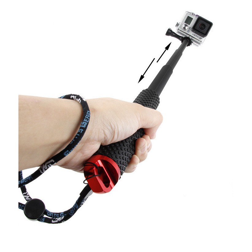 ❤️ HOTSALE ❤️ Tay cầm gắn Gopro, camera hành trình có thể KÉO DÀI 49 cm (Đen)