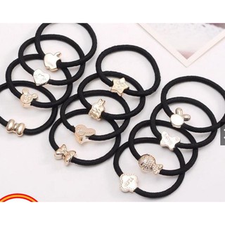 Chun buộc tóc đính hình kute hàn quốc