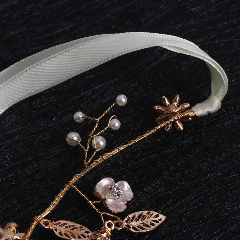 Kẹp tóc hình vương miện đính ngọc trai thời trang cho nữ