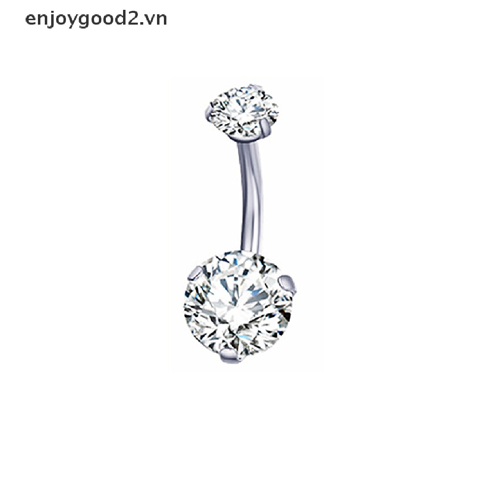 Bộ 12 Khuyên Rốn Đính Đá Pha Lê Thời Trang