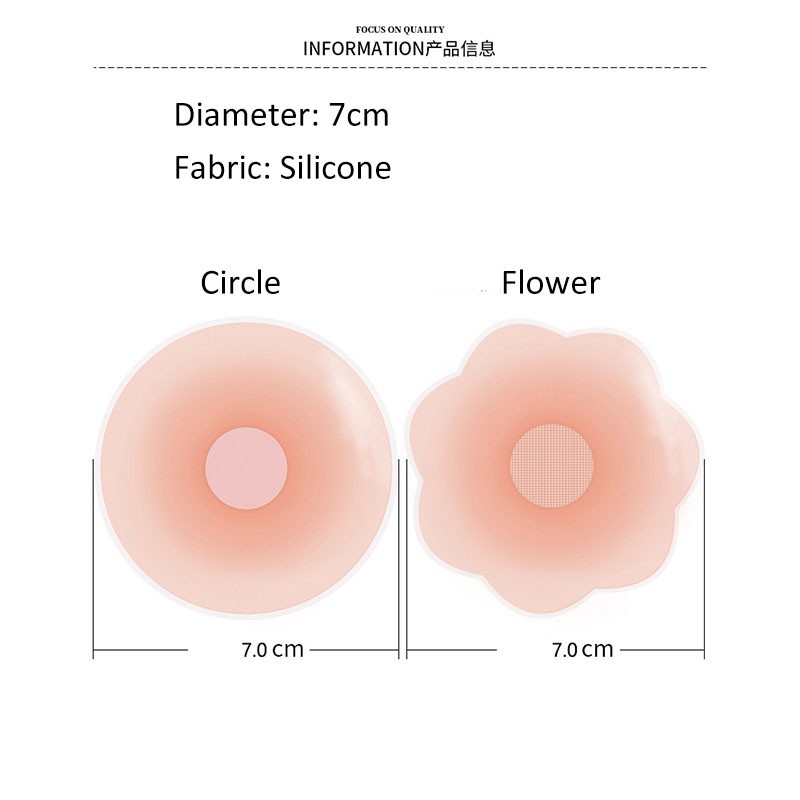 Miếng Dán Ngực Silicone Có Thể Tái Sử Dụng H329