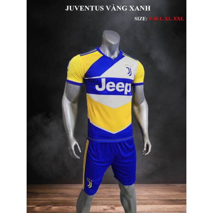 Áo Đấu Juventus 2021-2022 Màu Vàng Tay Ngắn