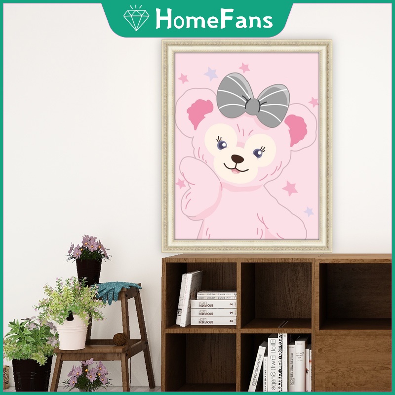 Bộ Tranh Đính Đá 5D Tự Làm Hình Linabellell Phù Hợp Cho Người Lớn Và Trẻ Em Kích Thước 40x50cm