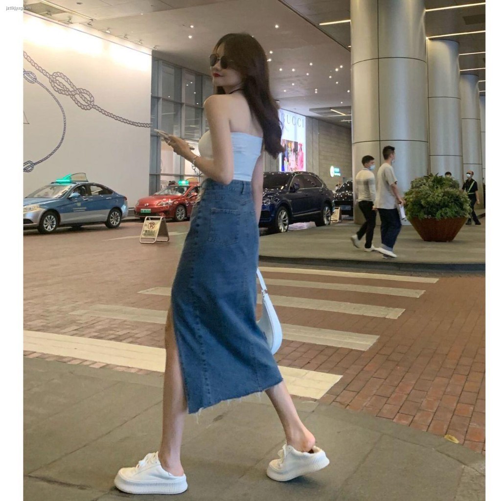 Chân Váy Jeans Thời Trang Dành Cho Nữ