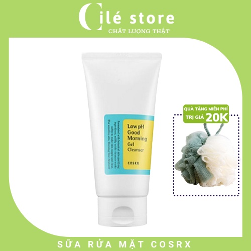 Sữa Rửa Mặt Cosrx Low pH Good Morning Gel Cleanser dạng gel 150ml