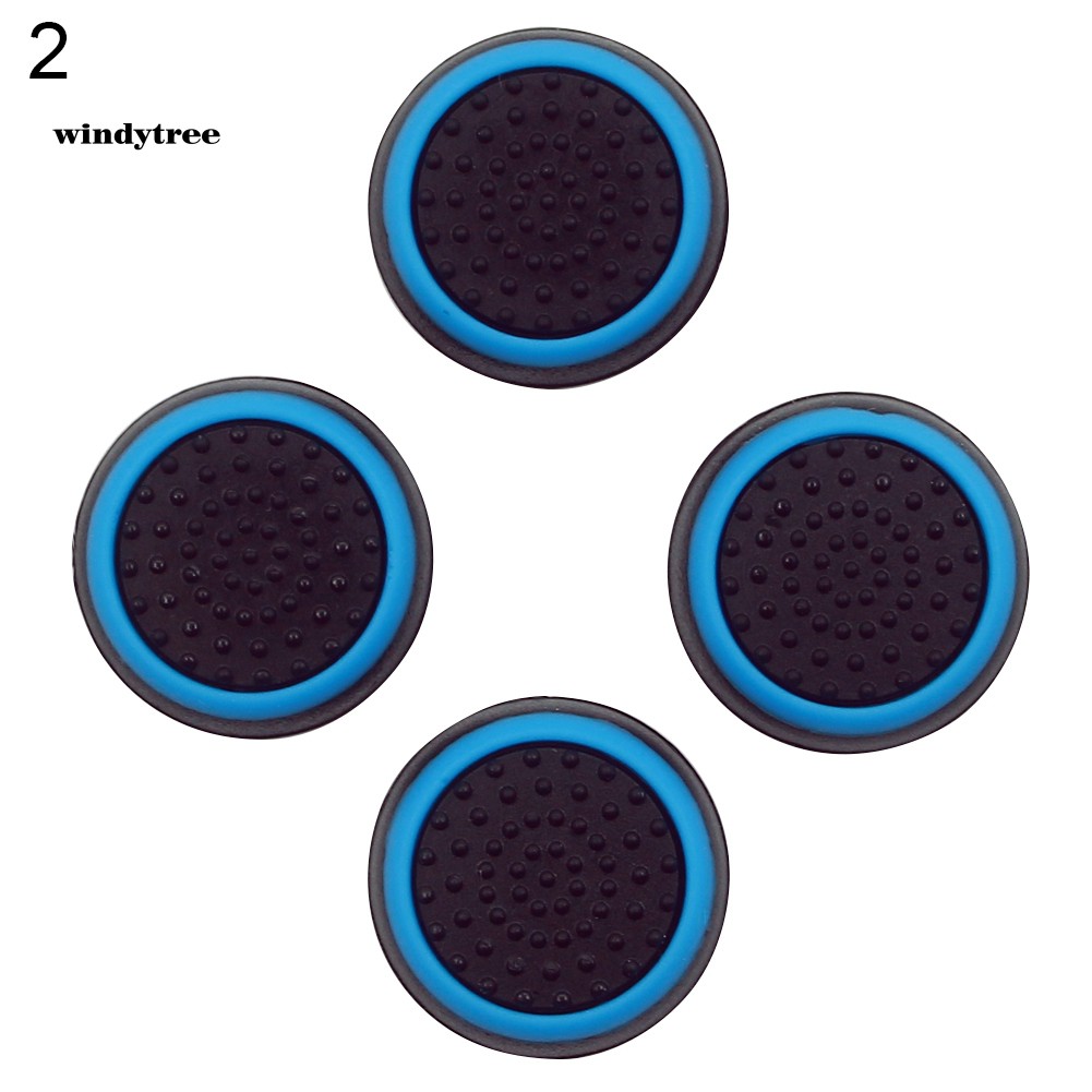 WDTE 4Pcs Controller Thumb Silicone Stick Grip Cap Cover for PS3 PS4 XBOX ONE