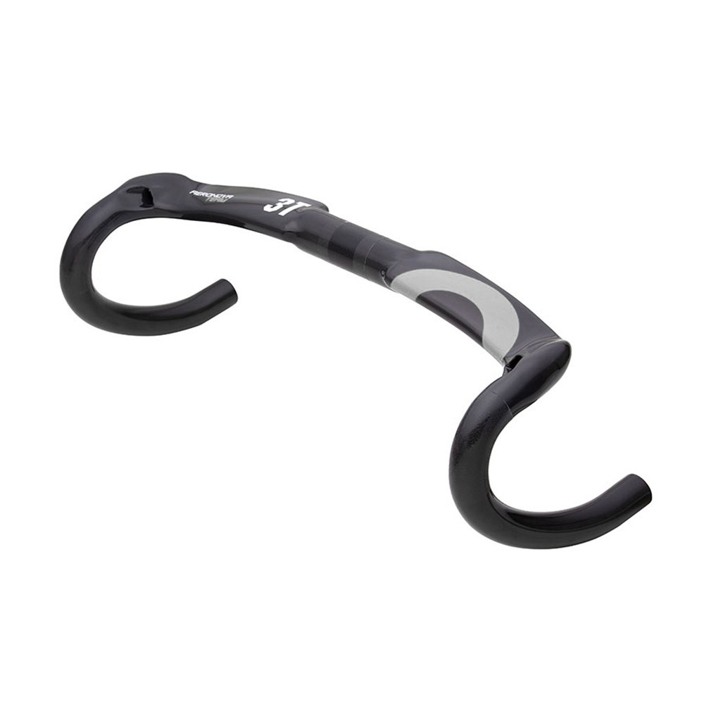 Oem Nhãn Dán Trang Trí Tay Lái Xe Đạp Hình Bán Nguyệt 3T Bằng Sợi Carbon