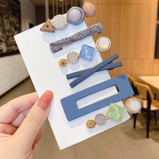Set kẹp tóc Hàn Quốc mùa thu đông dễ thương