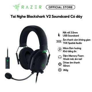 Tai nghe Razer BlackShark V2-Wired-USB Sound Card_RZ04-03230100-R3M1