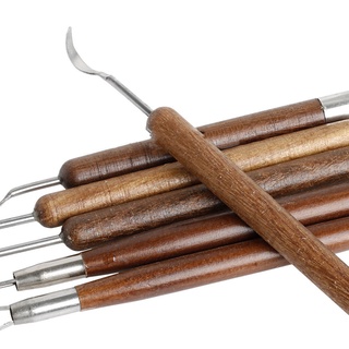 Bộ 6 dụng cụ chạm khắc đất sét / đồ gốm / polymer