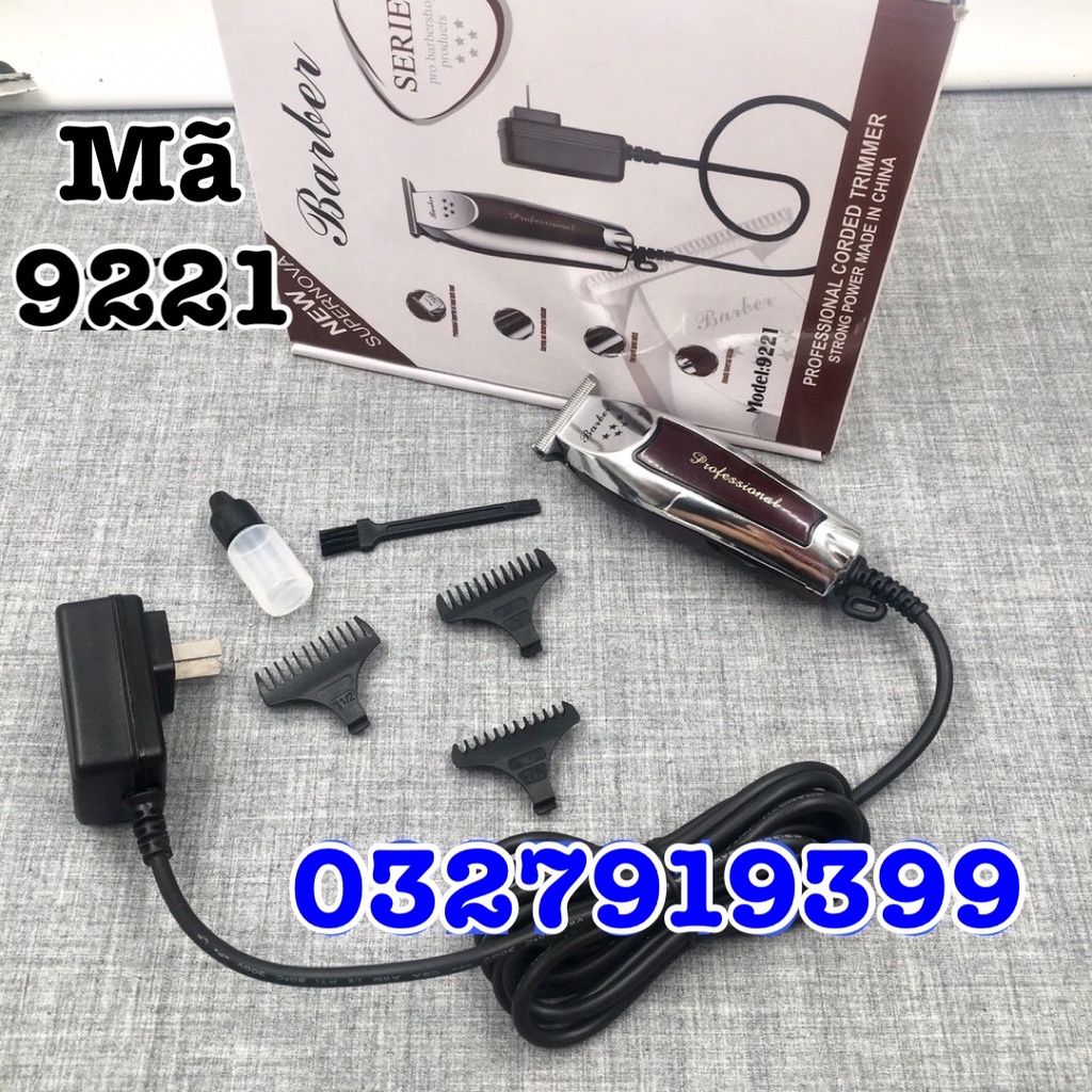 ✅freeship✅ Tông đơ cạo viền cắm điện BARBER 9221