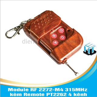 Module RF 2272-M4 kèm Remote PT2262 4 kênh