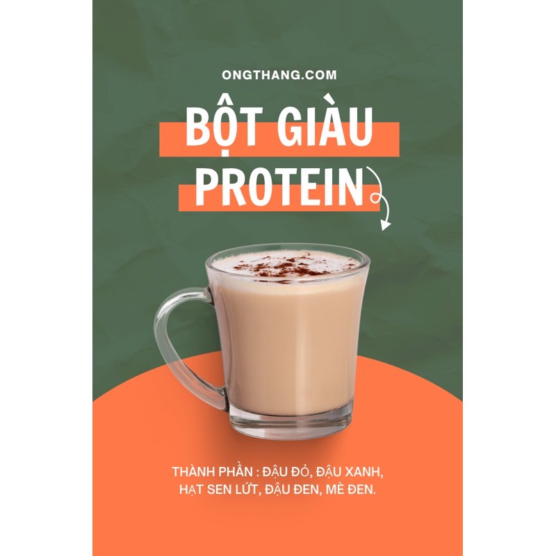 BỘT GIÀU PROTEIN (bột tập gym)-500g