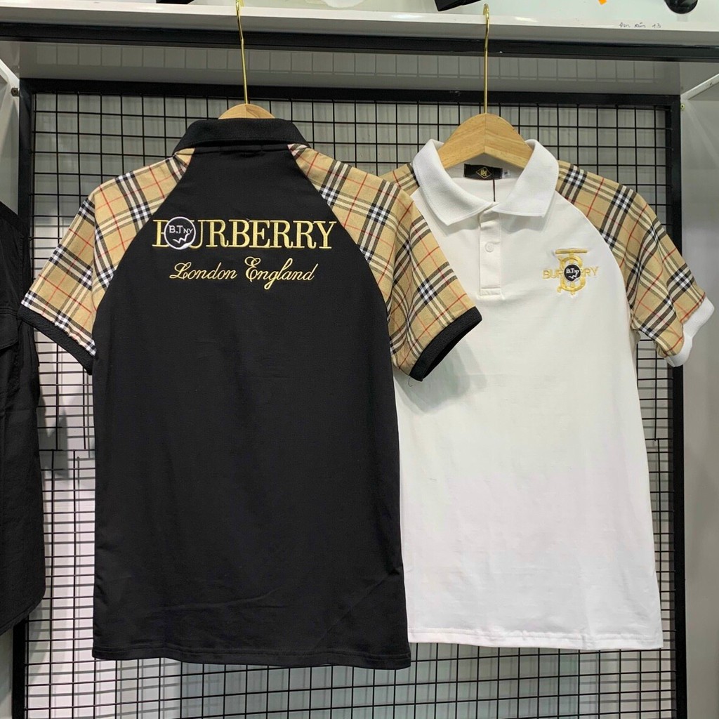 Video Áo thun nam thêu cao cấp cotton 4 chiều thoáng mát 2 màu trắng đen phối hình thời trang | BigBuy360 - bigbuy360.vn