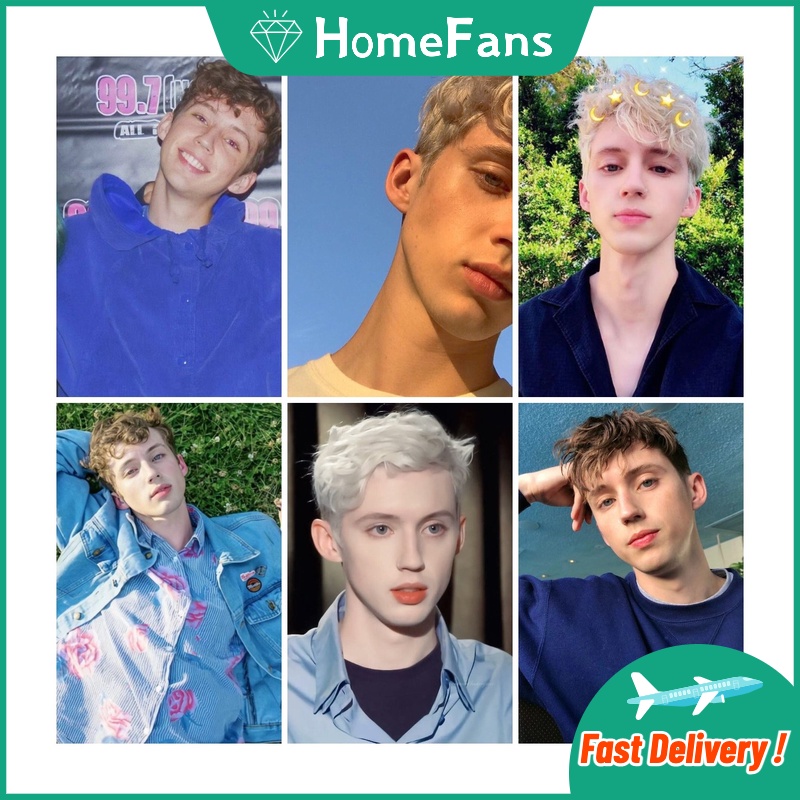 Bộ Tranh Đính Đá 5D Tự Làm Hình Ca Sĩ Troye Sivan 40x50cm Trang Trí Nhà Cửa