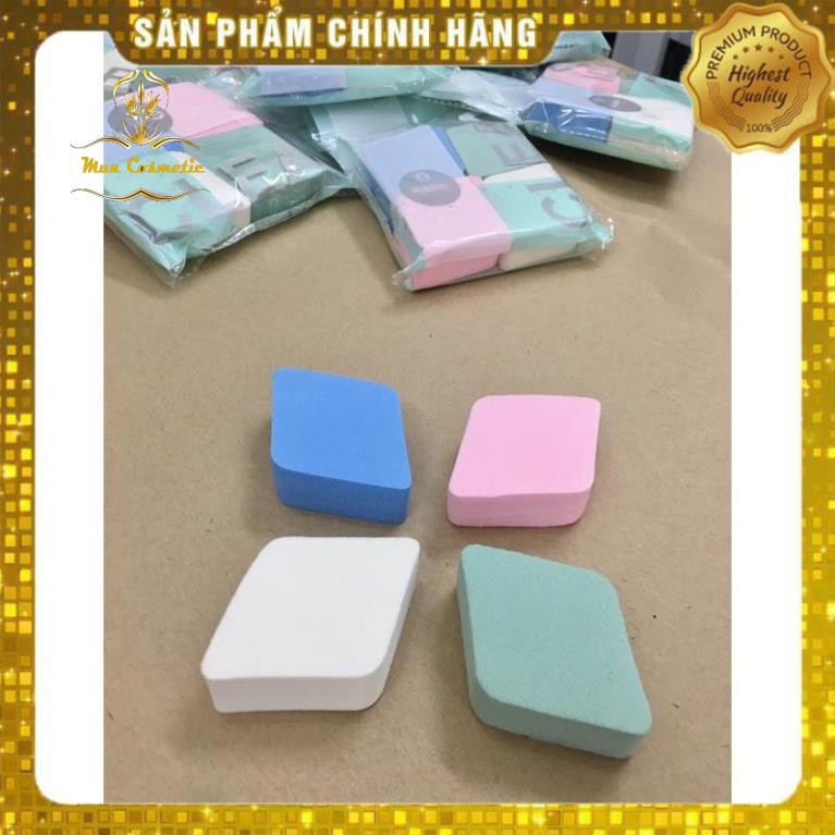 [Hàng Chính Hãng] Mút đánh kem nền, phấn nước 4 miếng Clean+