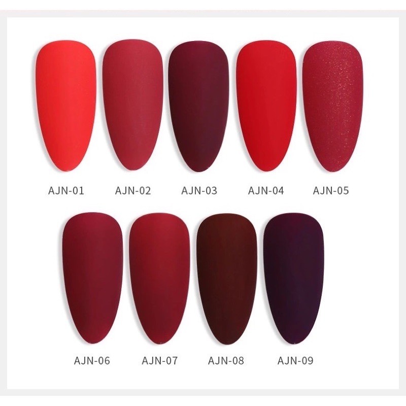 Sơn gel AS mã AJN  chai nhọn đỏ 15ml