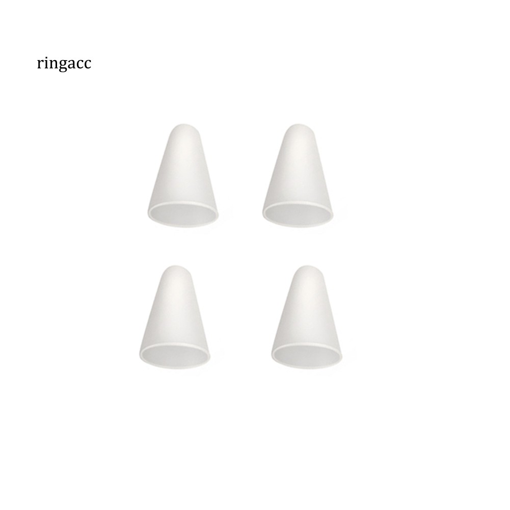 Bộ 4/8 nắp bọc ngòi bút cảm ứng stylus mềm mịn cho Apple Pencil 1/2