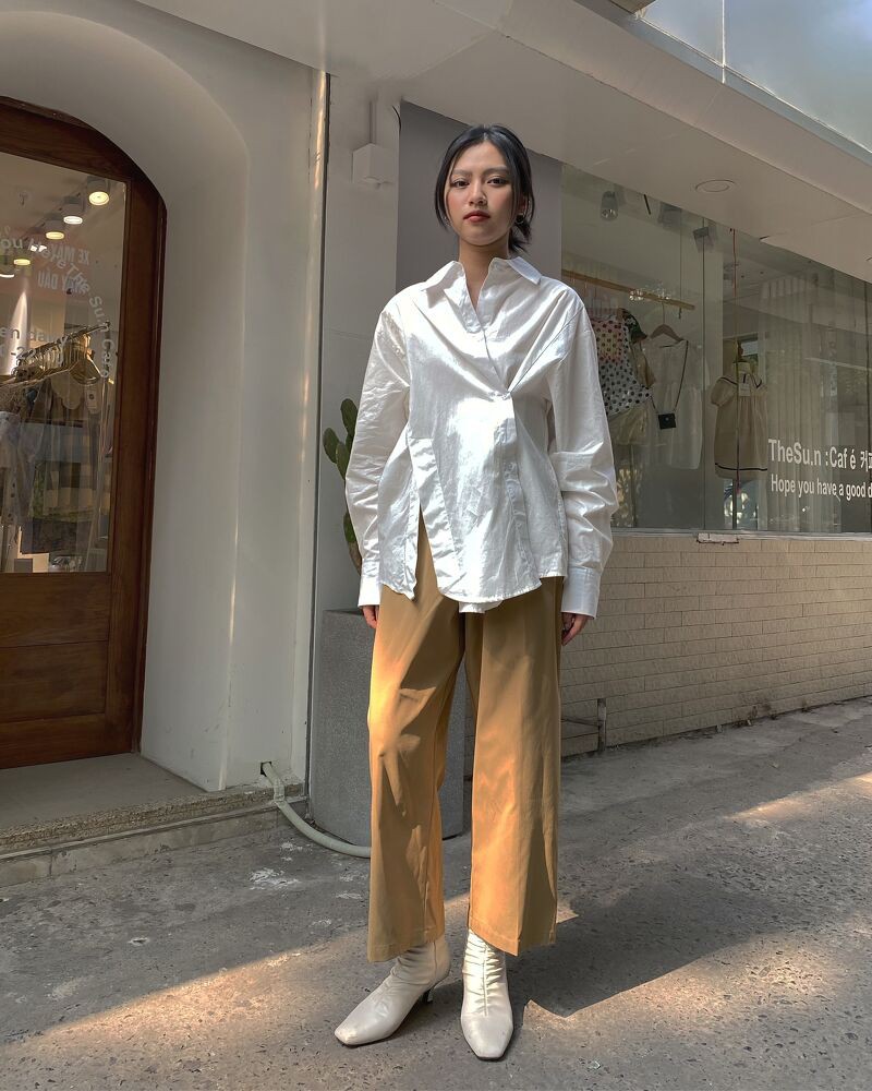 Quần suông lửng kaki ly trước NQ - Q0376 | BigBuy360 - bigbuy360.vn