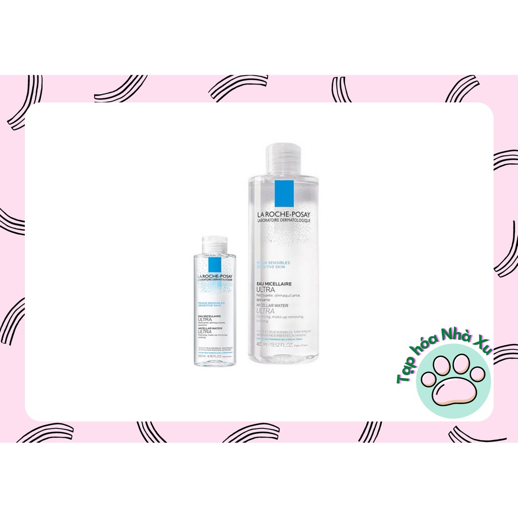 Nước tẩy trang dành cho da nhạy cảm La Roche Posay 50 ml 200ml 400ml