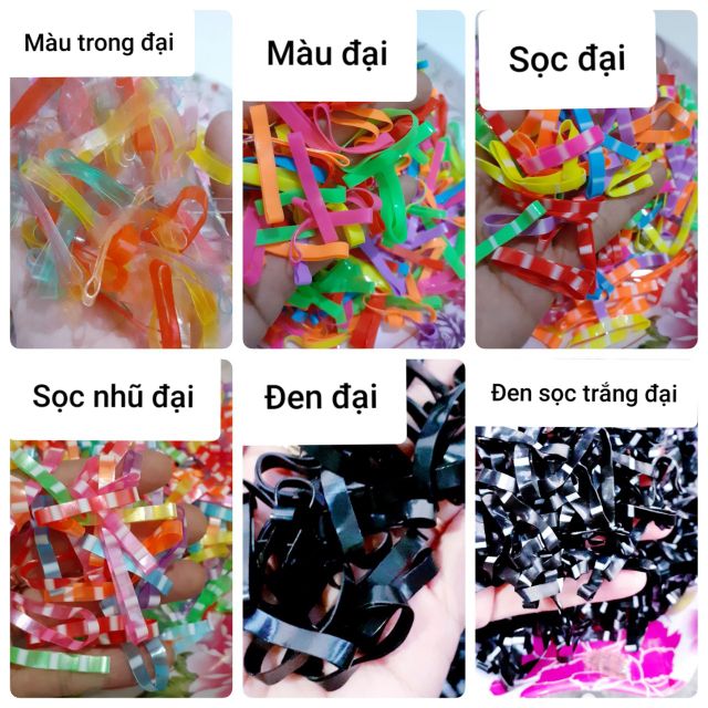 100g Thun cột tóc sọc loai đại (shop có nhiều loại)