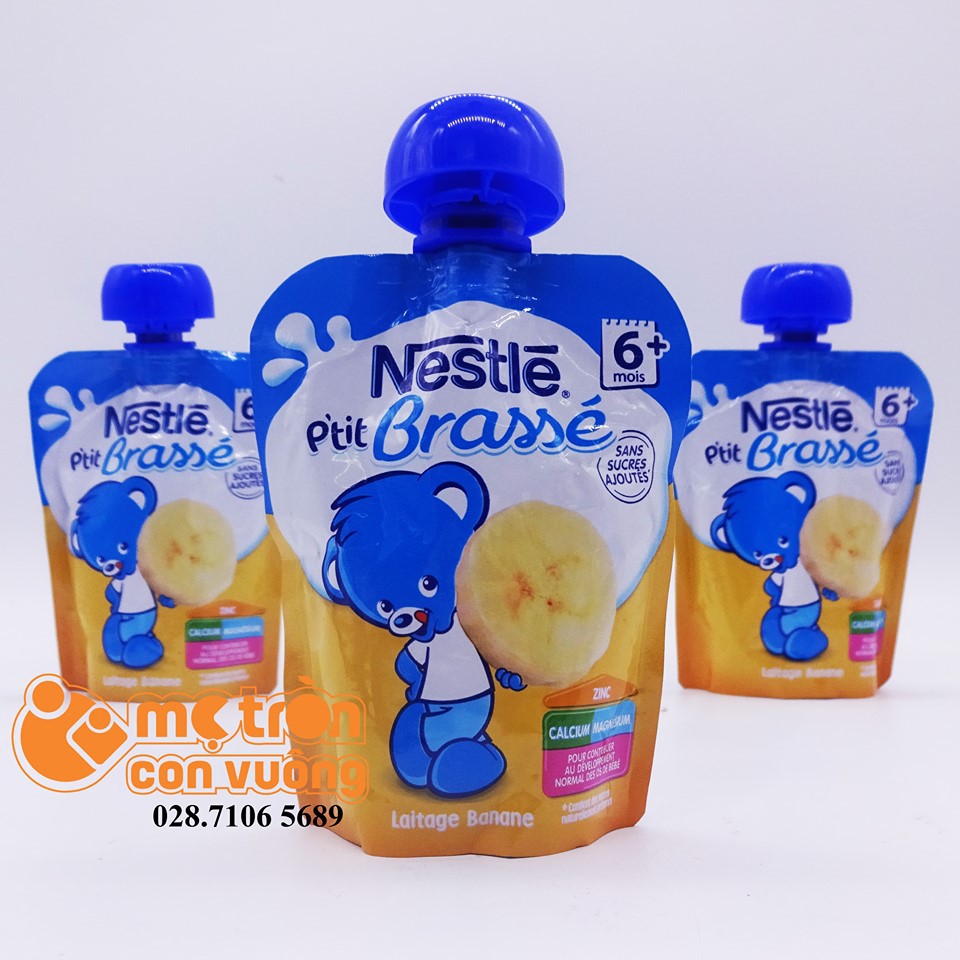 Sữa chua túi Nestle vị chuối 90g (6 tháng+)
