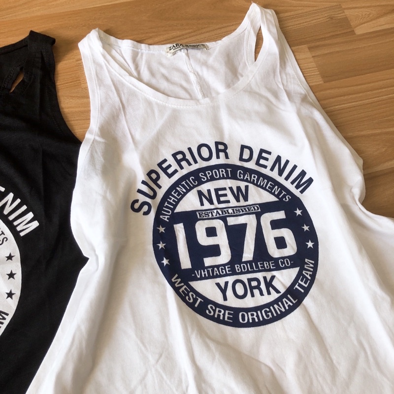 Áo Thun Ba Lỗ Form Rộng 1976, Chất Coton Mịn Mát NT Closet - AT009