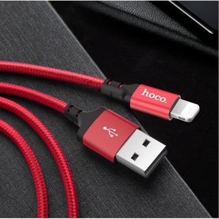 Cáp sạc IPchất liệu dù siêu bền đẹp Hoco