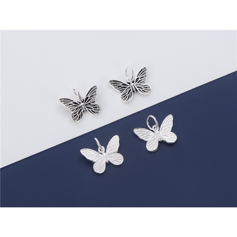 Mặt Dây Chuyền Bạc S925 Hình Bướm Xinh Xắn