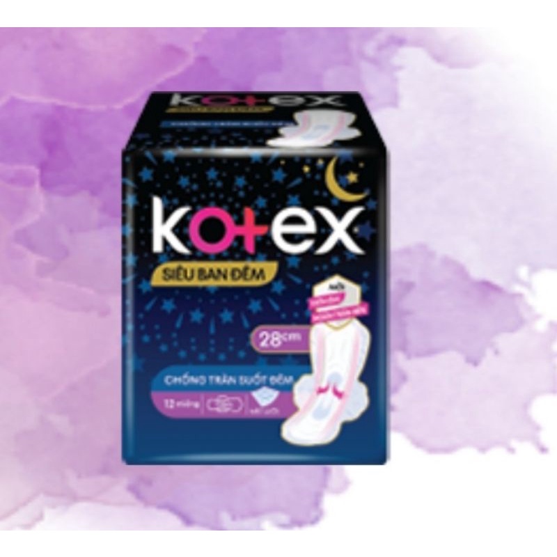Kotex đêm 28cm/32cm/35cm