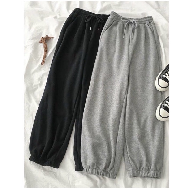 (có video + ảnh thật) Quần jogger loại 1 chất nỉ cạp chun thể thao
