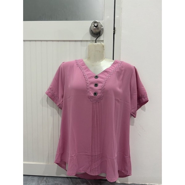 Áo Sơ Mi Nữ Trung Niên - Áo kiểu trung tuổi U40 U50 cho mẹ thời trang mùa hè Đẹp sang trọng cao cấp Bigsize giá rẻ