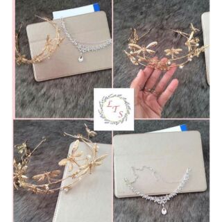 Set bộ cài tóc cô dâu