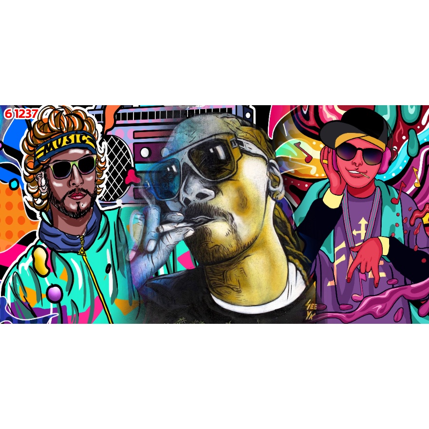 Tranh dán tường club bi-a bằng vải lụa  3D, xé không rách, lau chùi thoải mái