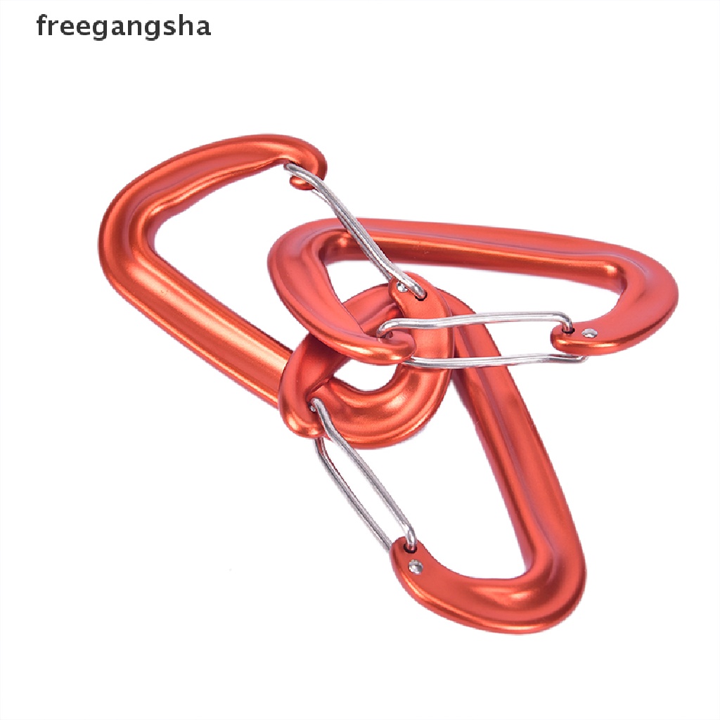 [FREG] 7075 Aluminum Climbing Buckle 12KN Hammock Safety Balance Carabiner Clasp FDH