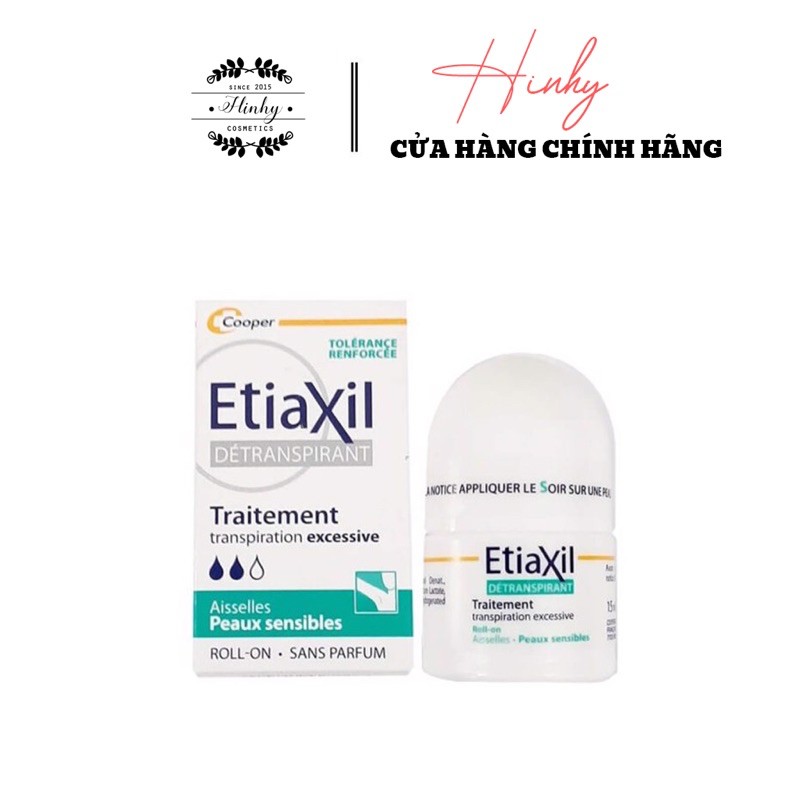 Lăn khử mùi Etiaxil, Lăn nách etiaxil khử mùi hiệu quả - 15ml