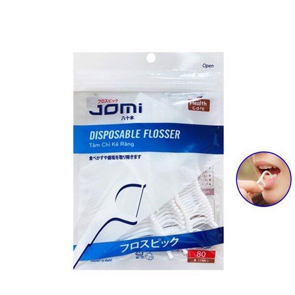 Tăm Chỉ Nha Khoa Jomi Nhật Bản - Gói 80 Que